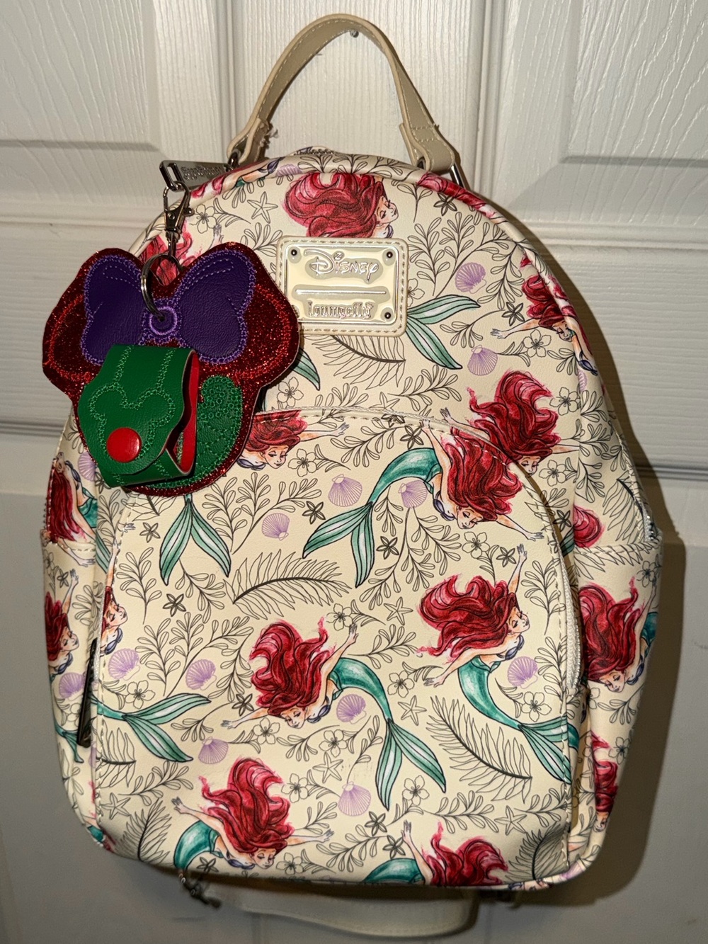 Ariel Loungefly Backpack + Disney Ears Clip